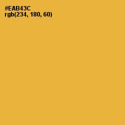 #EAB43C - Tulip Tree Color Image