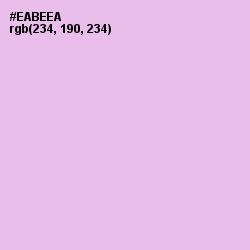 #EABEEA - Mauve Color Image