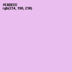 #EABEEE - Mauve Color Image