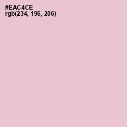 #EAC4CE - Oyster Pink Color Image