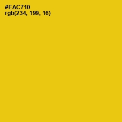 #EAC710 - Ripe Lemon Color Image