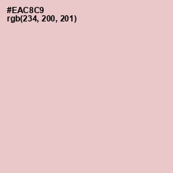 #EAC8C9 - Oyster Pink Color Image