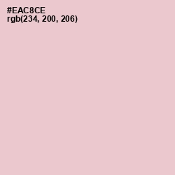 #EAC8CE - Oyster Pink Color Image