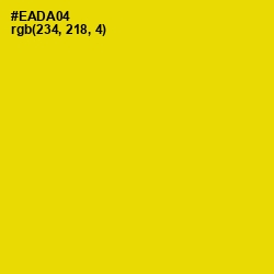 #EADA04 - School bus Yellow Color Image