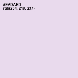 #EADAED - Snuff Color Image