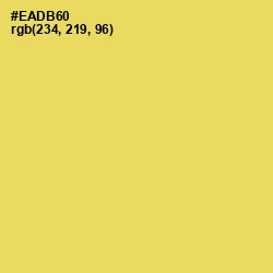 #EADB60 - Goldenrod Color Image