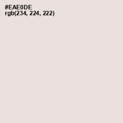 #EAE0DE - Pearl Bush Color Image