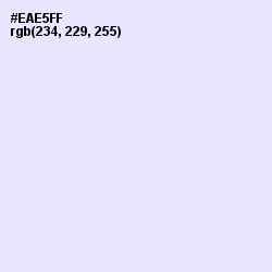#EAE5FF - Blue Chalk Color Image