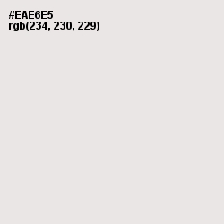 #EAE6E5 - Ebb Color Image