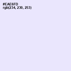 #EAE6FD - Blue Chalk Color Image