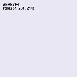 #EAE7F4 - Athens Gray Color Image