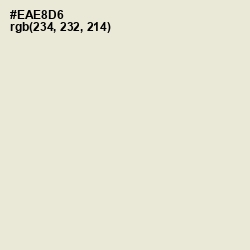 #EAE8D6 - White Rock Color Image