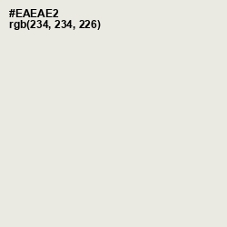 #EAEAE2 - Green White Color Image