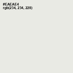 #EAEAE4 - Green White Color Image