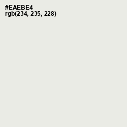 #EAEBE4 - Green White Color Image