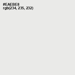 #EAEBE8 - Cararra Color Image