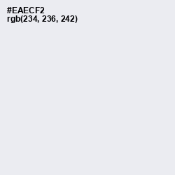 #EAECF2 - Athens Gray Color Image