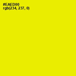 #EAED00 - Turbo Color Image