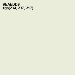 #EAEDD9 - White Rock Color Image