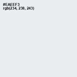 #EAEEF3 - Athens Gray Color Image