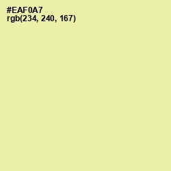 #EAF0A7 - Double Colonial White Color Image