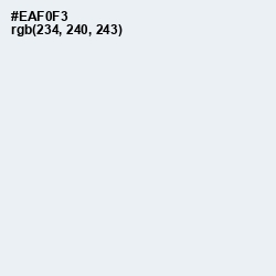 #EAF0F3 - Athens Gray Color Image