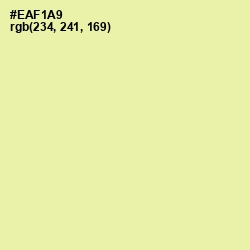 #EAF1A9 - Double Colonial White Color Image