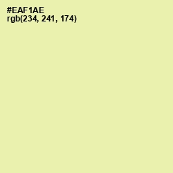 #EAF1AE - Double Colonial White Color Image