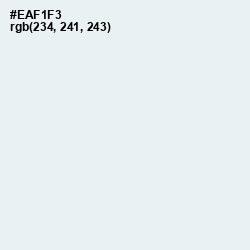 #EAF1F3 - Athens Gray Color Image