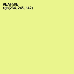 #EAF58E - Mindaro Color Image