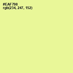 #EAF798 - Jonquil Color Image