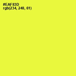 #EAF83D - Golden Fizz Color Image