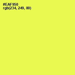 #EAF950 - Starship Color Image