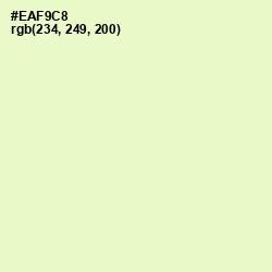 #EAF9C8 - Tusk Color Image