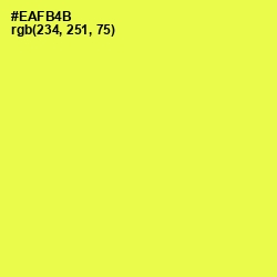 #EAFB4B - Starship Color Image