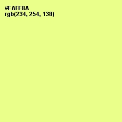 #EAFE8A - Honeysuckle Color Image