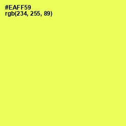 #EAFF59 - Starship Color Image