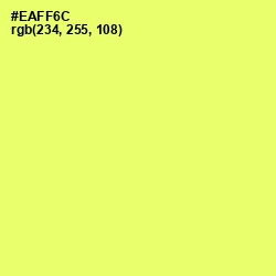 #EAFF6C - Canary Color Image