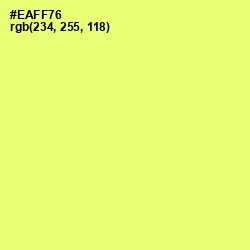 #EAFF76 - Manz Color Image