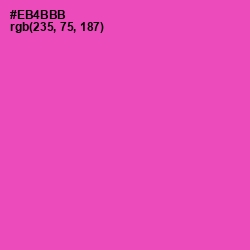 #EB4BBB - Brilliant Rose Color Image