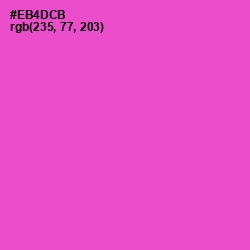 #EB4DCB - Orchid Color Image