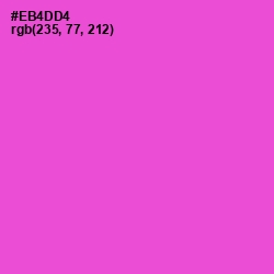 #EB4DD4 - Orchid Color Image