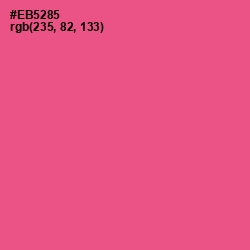 #EB5285 - French Rose Color Image