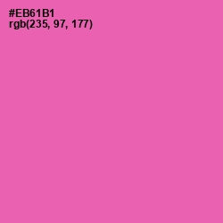 #EB61B1 - Hot Pink Color Image