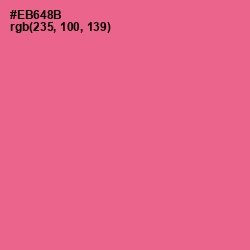 #EB648B - Froly Color Image