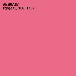 #EB6A87 - Froly Color Image