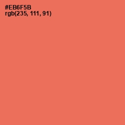 #EB6F5B - Terracotta Color Image