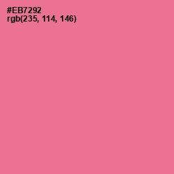 #EB7292 - Deep Blush Color Image