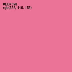 #EB7398 - Deep Blush Color Image