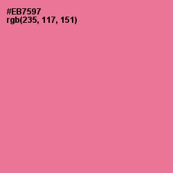 #EB7597 - Deep Blush Color Image